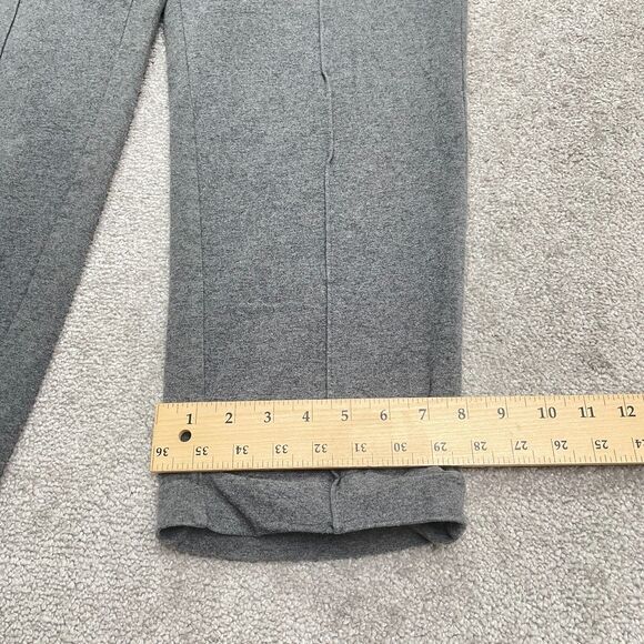 Lands' End Starfish Pull on Stretch Ankle Pants Womens Large Gray Straight 36x27 - Picture 10 of 15